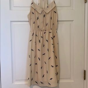 Everly Bird Print Dress Size S